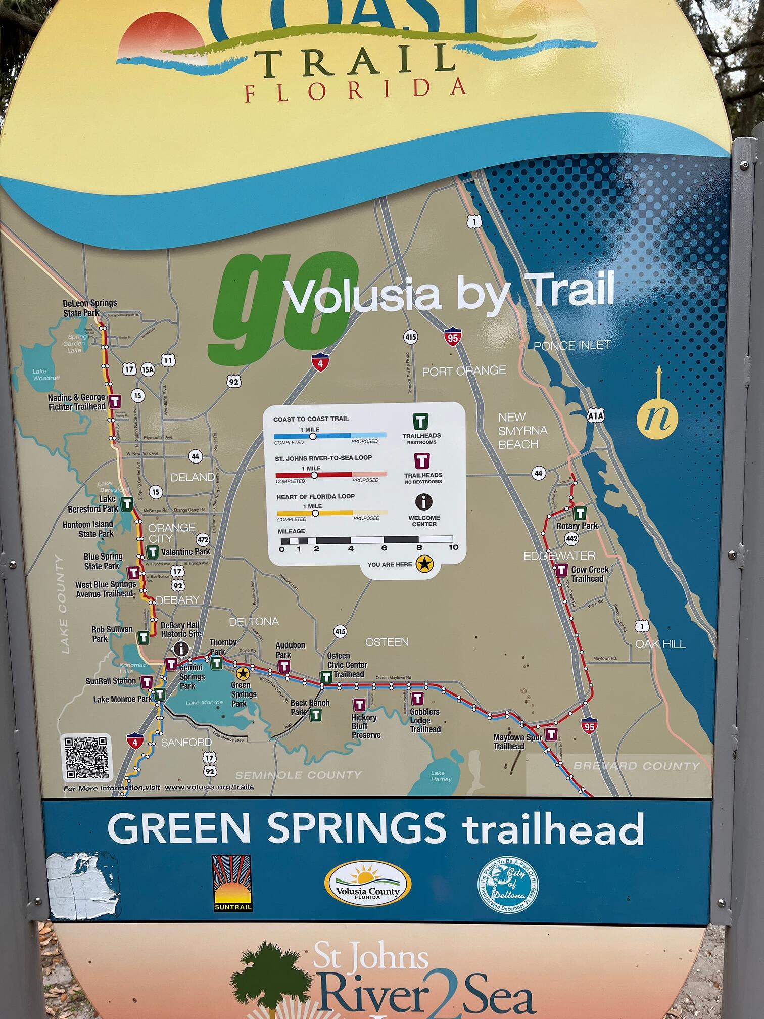 Volusia by Trail map