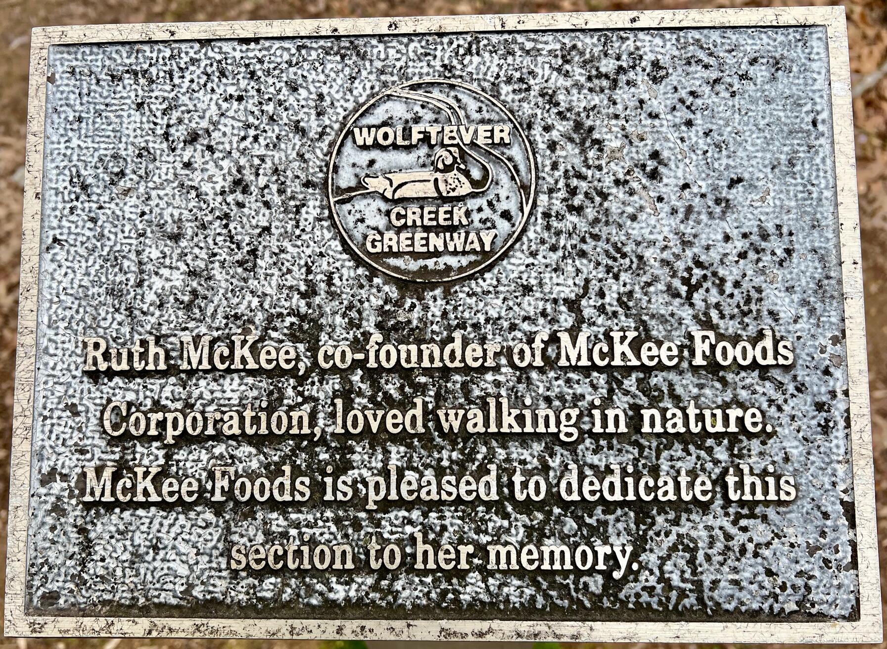 Ruth McKee memorial
